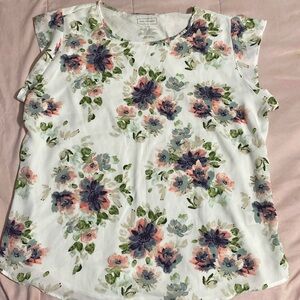 Floral classy semi tshirt/Blouse